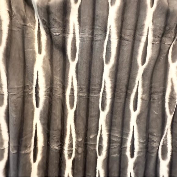 Blanket 72”x102” Bubble Faux Rabbit Fur 1300GSM Throw - Picture 3 of 8